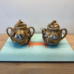 Vintage Jug and Bowl - Japanese Style - Mid Century