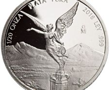 2018 Mexico 1/20 oz Silver Coin Mexican Libertad Proof (In Capsule)
