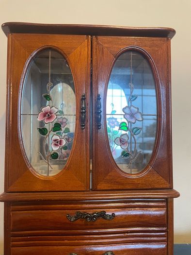Vintage tabletop jewellery armoire dat s 70s-90s
