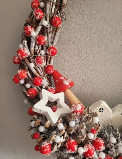 Handcrafted Christmas wreaths