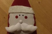 Soft Santa cushion, new, never used