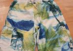 Summer Shorts/Bermuda Style Swim Shorts... Size: 11-12 Yrs .. Colour: White/Blue/Green