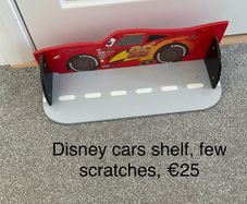 Disney cars shelf