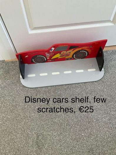 Disney cars shelf