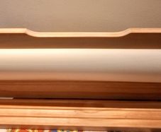 Ikea Mela Wooden Craft Paper Roll Dispenser