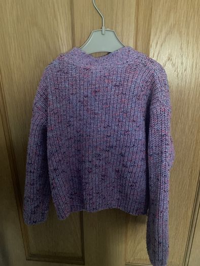 Next girls purple cardigan aged 3-4