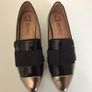 Una Healy Ladies Black and Silver Loafers Eu 39 size 6 Image 4