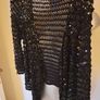 Marks& Spencer black sequin cover up cardi size UK 10 EU38 Perfect condition Postage included Image 6