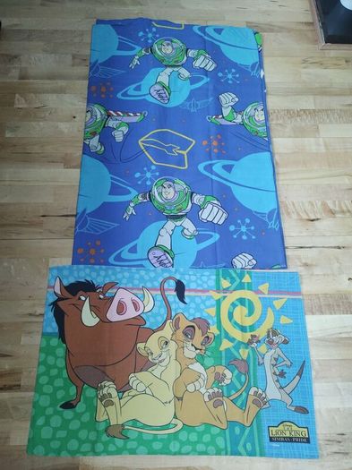 Lego, Mickey Mouse, Buzz, Football Duvet cover . Size single
