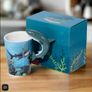BRAND NEW Lisa Parker Shark Ceramic Shaped Handle Mug Image 5