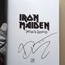 IRON MAIDEN autographed book Bruce Dickinson PROOF Image 2
