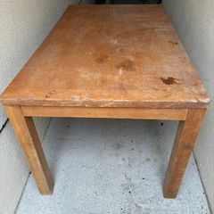wooden kitchen table