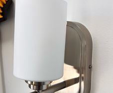 2 x wall lights