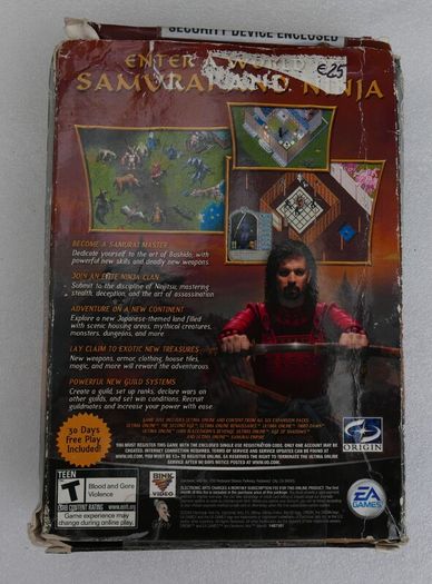 Ultima Online Samurai Empire PC CD-ROM Retro Box