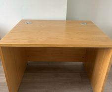 Solid wood desk