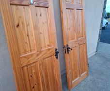 pine door