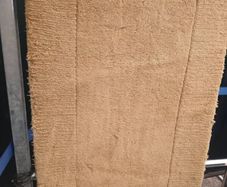 Runner Rug , Thick Pile, Golden Yellow