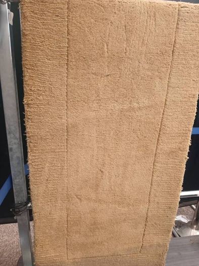Runner Rug , Thick Pile, Golden Yellow