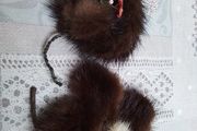 Two Vintage Furry Brooches