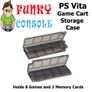 PS Vita Game Case Holder Storage Box for Cartridge and Memory Cards 10 in 1 Image 3