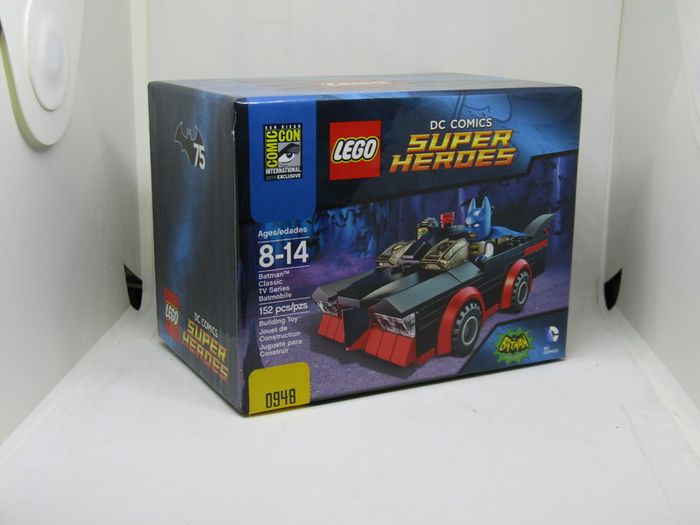Lego Sdcc Comic Con 2014 Batman Classic Tv Series Batmobile New Sealed Box Very Rare Limited Edition Number 948 Of 1000