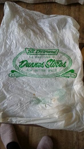 Vintage Dunne's Stores Plastic bags