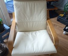 Ikea Poang  Leather Chair