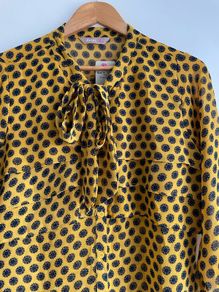 Awear Pussy bow front blouse size 14