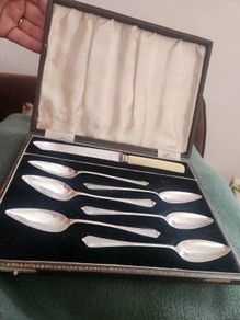 sterling silver grapefruit set vintage boxed