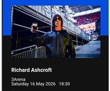 Richard Ashcroft - 16th May - Dublin