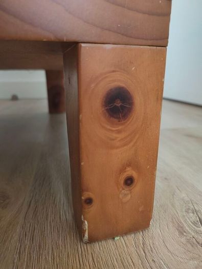 beautiful vintage solid wooden tall boy chest of drawers