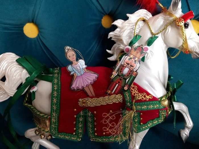 nutcracker Breyer Joy & Peace 2009 hollyday horse princess Prince gift present Collectable