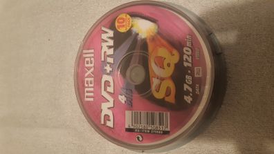 Maxell DVD+RW 4.7GB 10 disc spindle