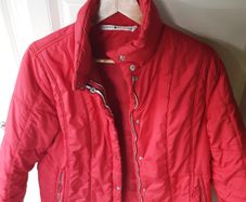 ladies red tommy hilfigher jacket