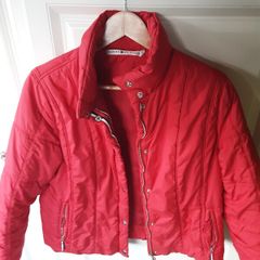 ladies red tommy hilfigher jacket