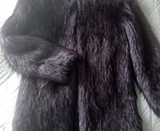 Unreal Fur faux fur coat size XS