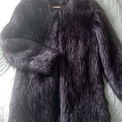 Unreal Fur faux fur coat size XS