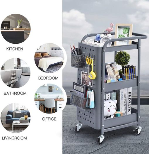 3-tier Metal Trolley - Free Delivery Nationwide