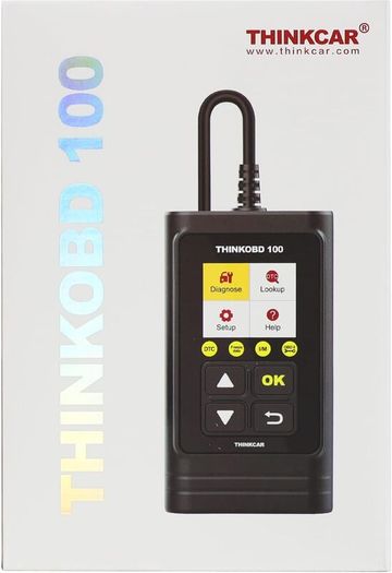 THINKCAR OBD100 Universal Car Engine OBD2 Code Reader, Full OBD2 Functions OBD2/EOBD Scanner CAN Diagnostic Scan Tool with Smog Test, O2 Sensor for After All 1996 Cars