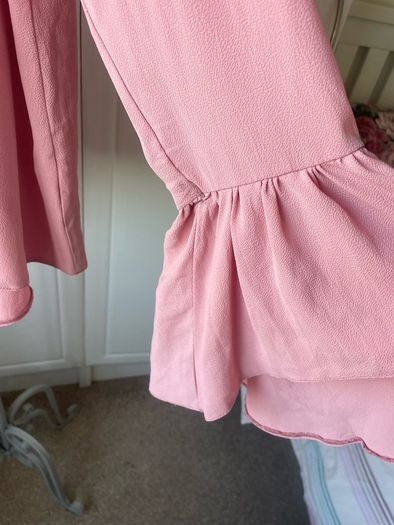 blouse Bnwt size 10 dusky pink high neck blouse