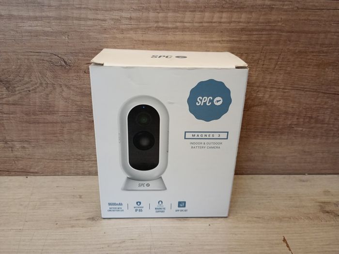 SPC Magnes 3 - Wireless WiFi Outdoor Indoor Surveillance Camera with 9600mAh Rechargeable Battery, Night Vision, IP65 Waterproof, Mo