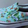 VANS Classic Slip On Kids x Toy Story Andy's Toys Size 1 Brand New Image 5