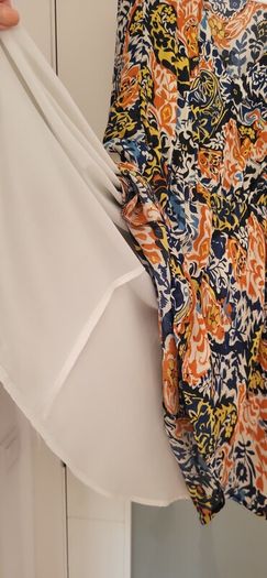 ENCUENTRO multi colour layered with gold metallic threading Sz M (Fit 12-14UK)