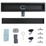 Shower Drain 2-in-1 with 360 Siphon Black 100 cm Image 2