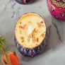 Boho Style Scented Candle with Flower Petals - ideal for meditation, altars and home spa & relaxing baths Image 3