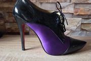 Ogetti Black Purple heels by Carl Scarpa, size 40