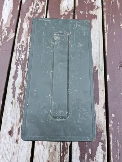 Military Metal Ammo Box / Can (Excellent storage)