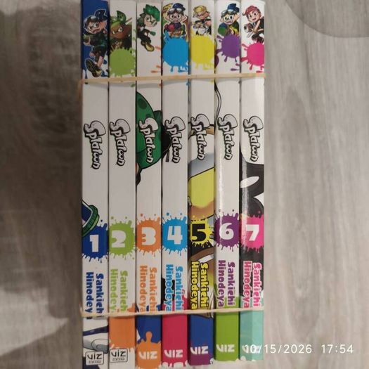 Splatoon books vol1-7