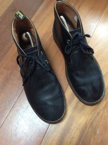 Doc ( Dr) Martens Black Leather Cabrillo Ankle Desert Boots -Size 9
