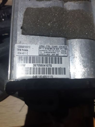 BMW X3 E83 Dash Air Bag Left Passenger Side 39705604107G